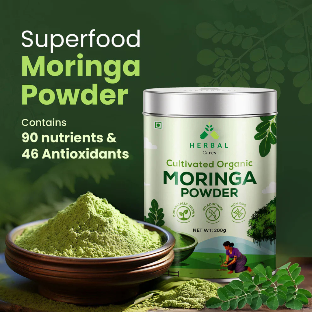 ЁЯМ┐ Herbal Cares Organic Moringa Leaf Powder